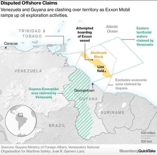 Венесуела проти Гаяни і не тільки. Глобальні конфлікти за природні ресурси та роль росії в них
