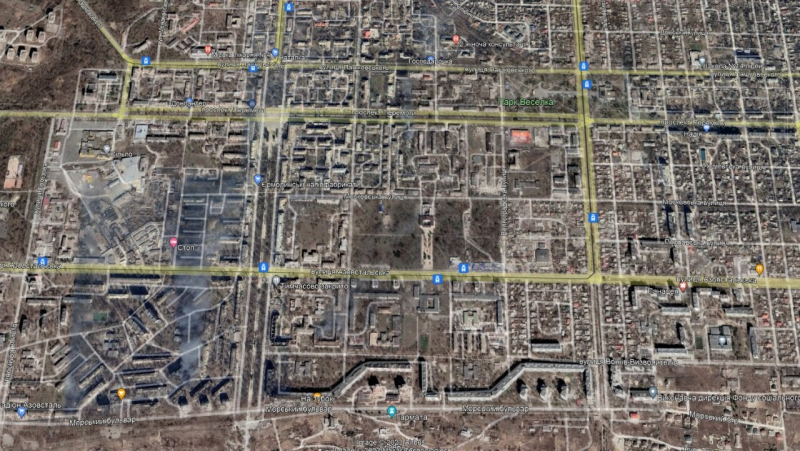 Це страшно. Google Earth Pro показав карту руйнувань Маріуполя