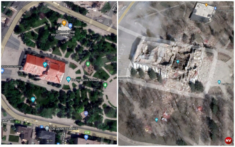 Це страшно. Google Earth Pro показав карту руйнувань Маріуполя
