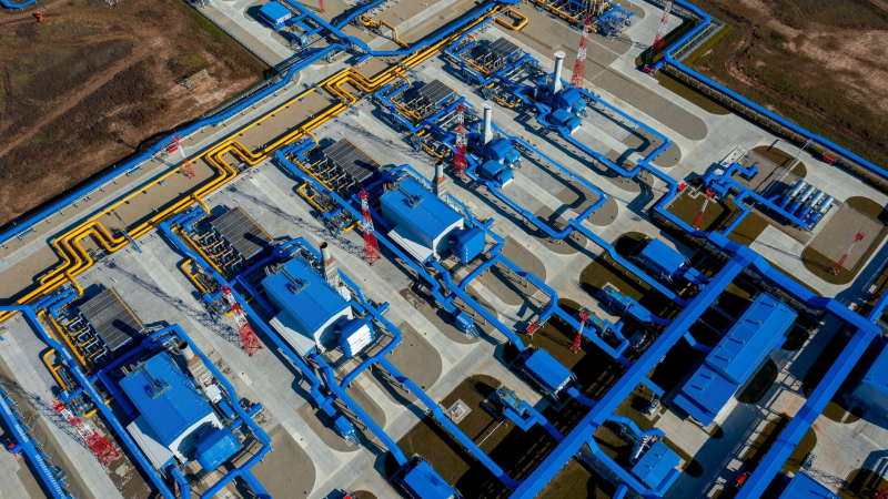 "Газпром" построил более 93 процентов участка газопровода "Сила Сибири"